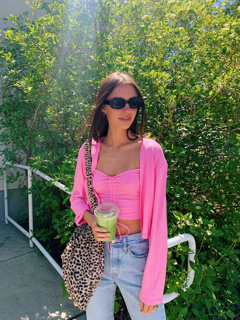 Model Moment Top// Pink